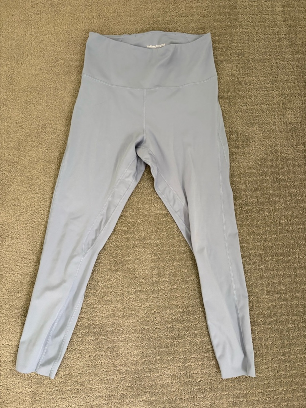 Light Blue High-Waist Leggings